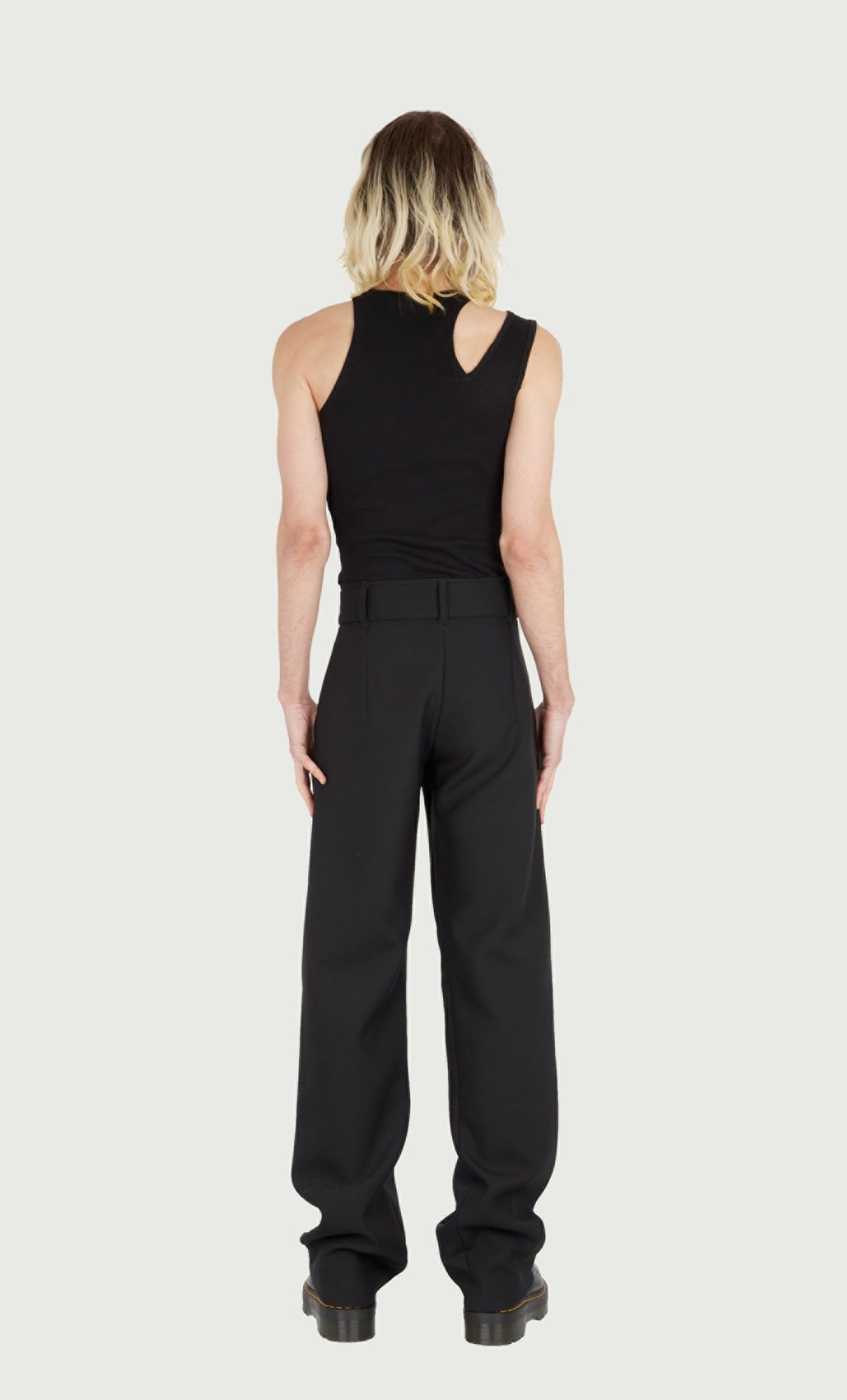 VISORE X  BELT SUIT PANTS 