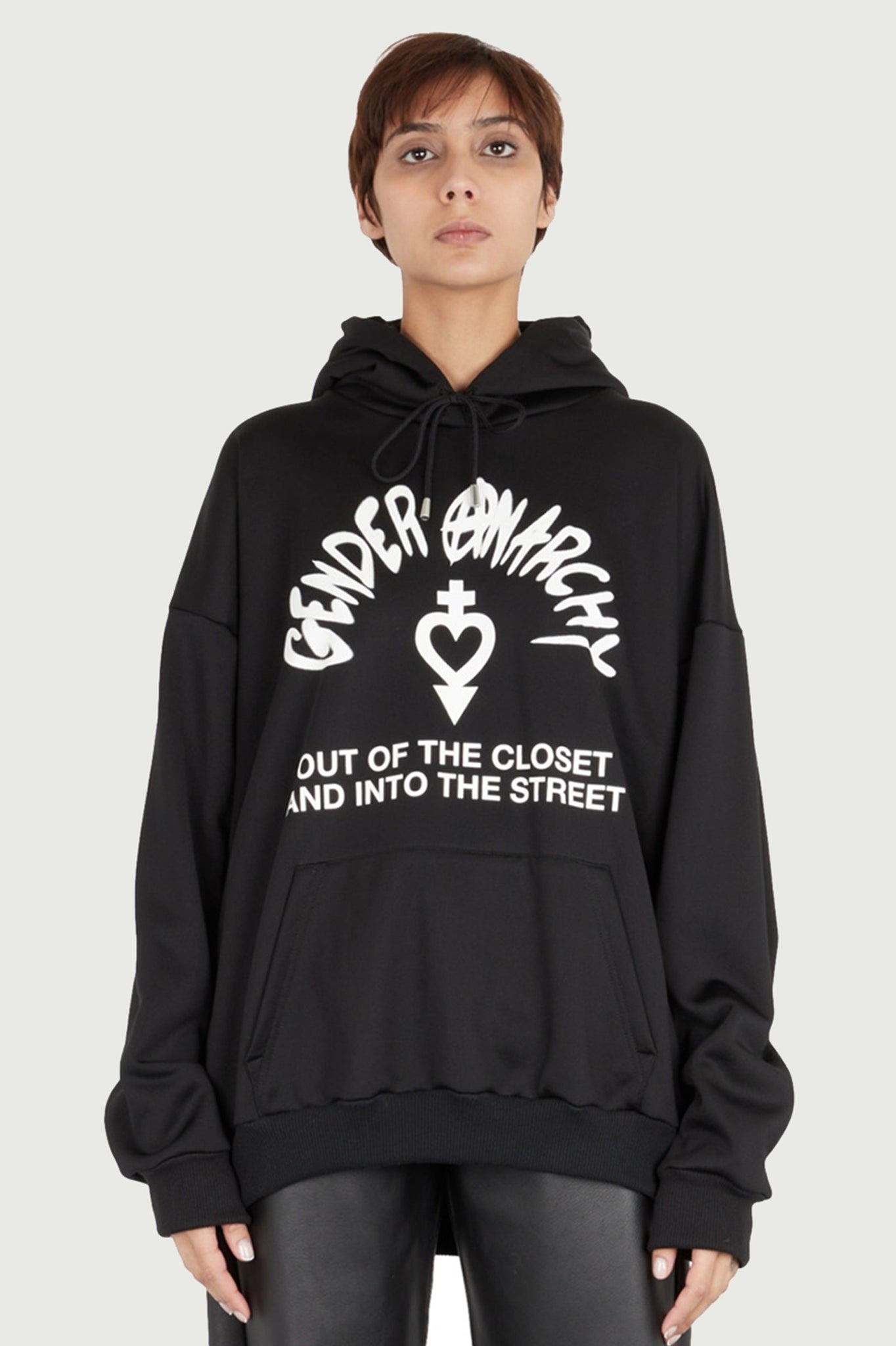 JEANNE FRIOT  GENDER ANARCHY HOODIE 